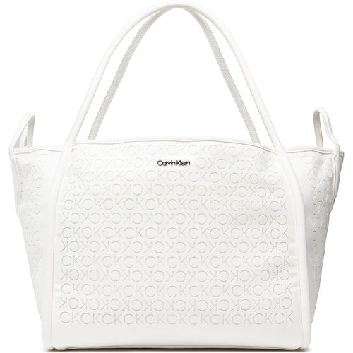 Borsa Calvin Resort Carry All Bag Mesh K60K609404 White YAF - Calvin Klein - Modalova