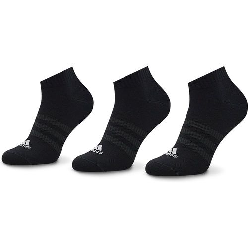 Set di 3 paia di calzini corti unisex Thin And Light IC1336 Black/White - Adidas - Modalova