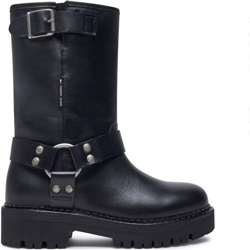 Stivaletti Tjw Urban Biker Boot Leather EN0EN02728 - Tommy Jeans - Modalova