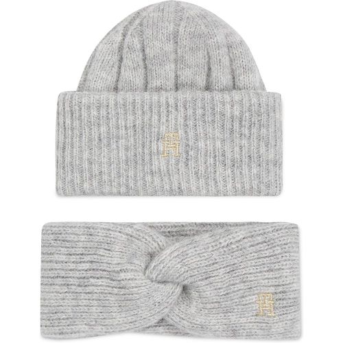 Set berretto e fascia Th Timeless Beanie + Headband AW0AW15370P4A - Tommy Hilfiger - Modalova