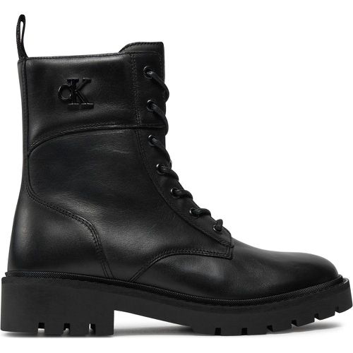 Scarponcini Combat Boot Mid Zip Lth In Calf YW0YW01550 - Calvin Klein Jeans - Modalova