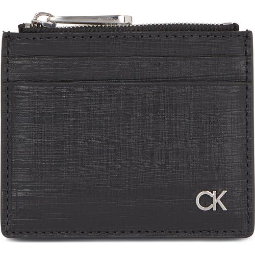 Custodie per carte di credito Ck Must Cardholder W/Zip K50K510885 Ck Black Check BAX - Calvin Klein - Modalova
