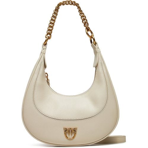 Borsetta Brioche Hobo Mini AI 23-24 PLTT 101433 A0QO Écru - pinko - Modalova