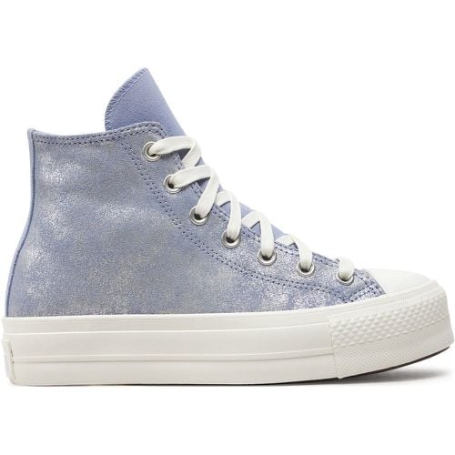 Scarpe da ginnastica Chuck Taylor All Star Lift Platform Suede Shimmer A11549C - Converse - Modalova