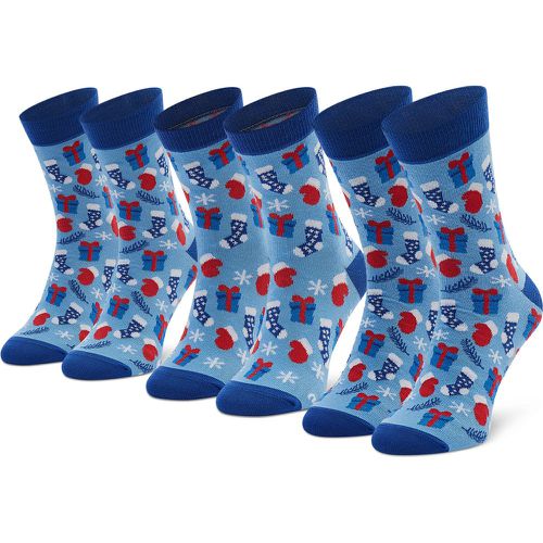 Set di 3 paia di calzini lunghi unisex Xmas Socks Balls Mix Gifts Pak 3 - Rainbow Socks - Modalova