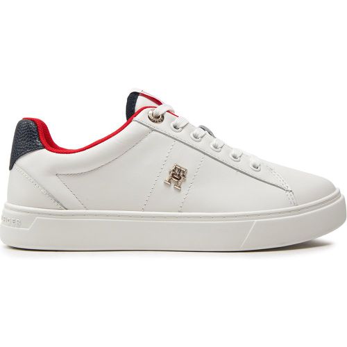 Sneakers Essential Elevated Court Sneaker FW0FW07685 Écru - Tommy Hilfiger - Modalova