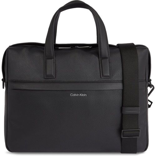 Porta PC Ck Must Laptop Bag K50K511596 Ck Black Pebble BEH - Calvin Klein - Modalova