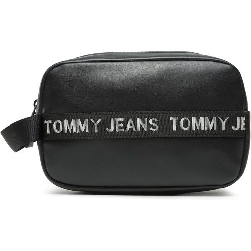 Pochette per cosmetici Tjm Essential Leather Washbag AM0AM11425 - Tommy Jeans - Modalova