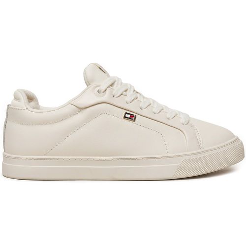 Sneakers Icon Court Sneaker Flag FW0FW08327 Écru - Tommy Hilfiger - Modalova