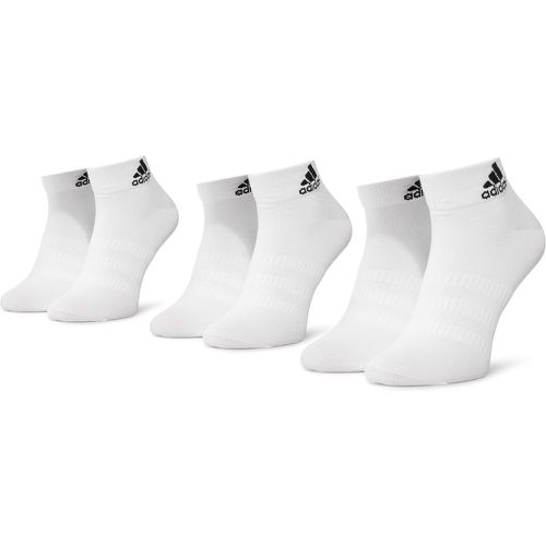 Set di 3 paia di calzini corti unisex Light Ank 3PP DZ9435 White/White/White - Adidas - Modalova