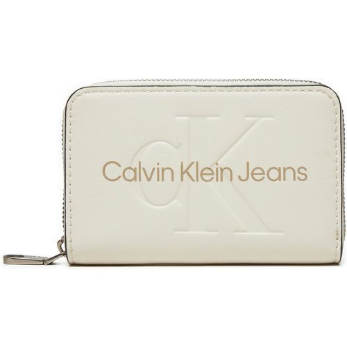 Portafoglio piccolo da donna Zip Around Mono K60K612255 - Calvin Klein Jeans - Modalova