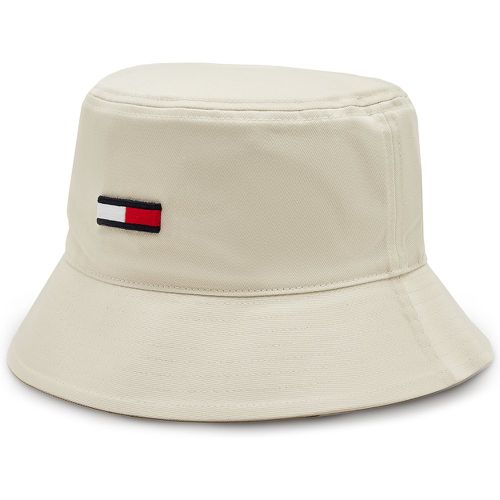 Cappello Tjw Elongated Flag Bucket Hat AW0AW16381 Écru - Tommy Jeans - Modalova
