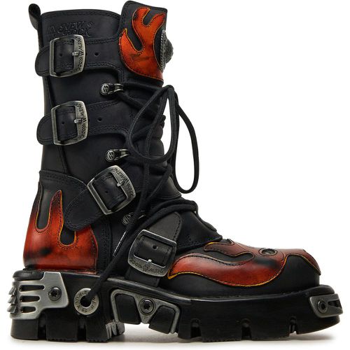 Anfibi NEW ROCK M-107-S1 Nero - New Rock - Modalova