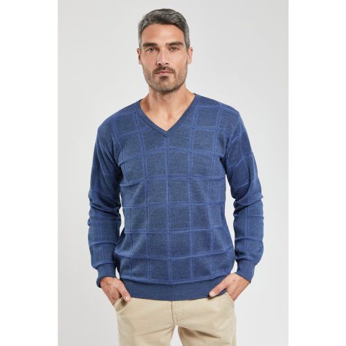 Pull col V Bérac - laine mérinos et acrylique - ARMOR LUX FR - Modalova