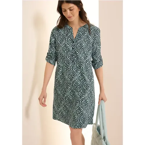 Gemustertes Tunika-Kleid - cecil - Modalova