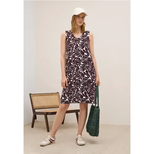 Gemustertes Jersey-Kleid - cecil - Modalova