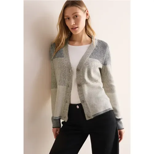 Cardigan mit Blockstreifen - cecil - Modalova