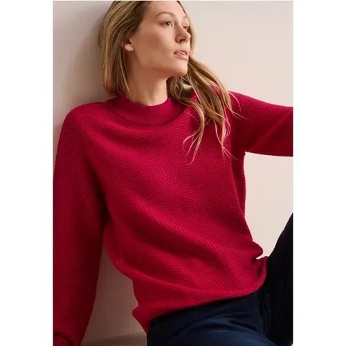 Two-Tone Strukturpullover - cecil - Modalova