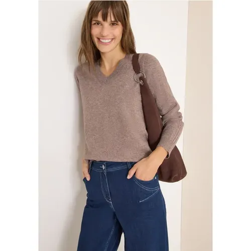 Kuscheliger V-Neck Pullover - cecil - Modalova