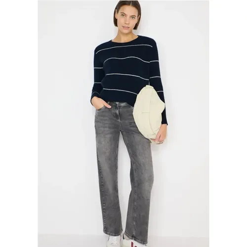 Gestreifter Strukturpullover - cecil - Modalova