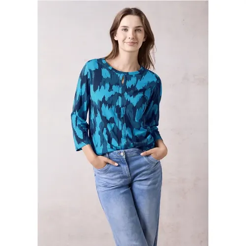 Bedrucktes Tunikashirt - cecil - Modalova