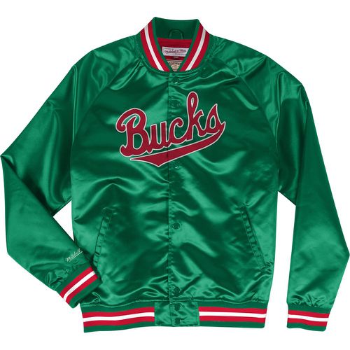 Leichte Jacke aus Satin Milwaukee Bucks - Mitchell & Ness - Modalova