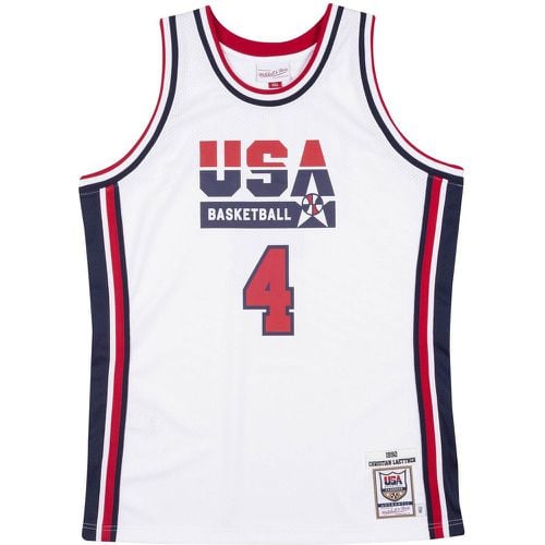 Maglia della squadra autentica USA Christian Laettner 1992 - Mitchell & Ness - Modalova