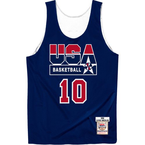 Jersey USA authentic reversible Clyde Drexler - Mitchell & Ness - Modalova