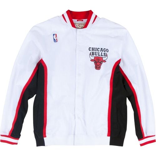 Giacca da riscaldamento ufficiale Chicago Bulls 1992/93 - Mitchell & Ness - Modalova