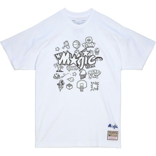 Maglietta Orlando Magic NBA Doodle - Mitchell & Ness - Modalova