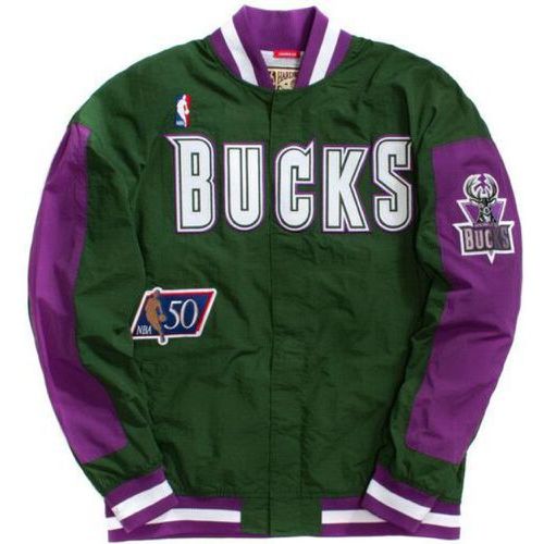 Giacca Milwaukee Bucks nba authentic 1996/97 - Mitchell & Ness - Modalova