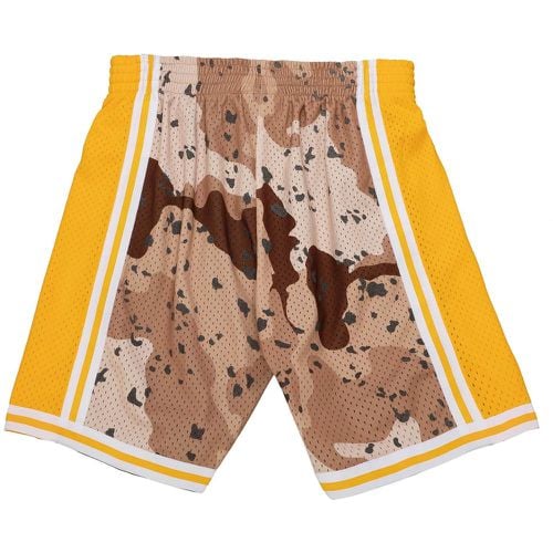 Pantaloncini Swingman della NBA Los Angeles Lakers 1984 - Mitchell & Ness - Modalova