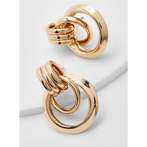 Pendientes Con Nudo, Metallics - boohoo - Modalova