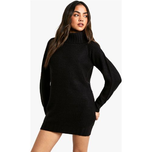 Vestido Jersey Mini De Canalé Ancho Con Escote Bardot - boohoo - Modalova