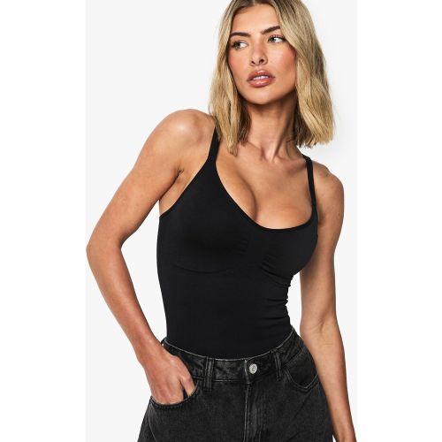 Body Sin Mangas Moldeador Sin Costuras - boohoo - Modalova