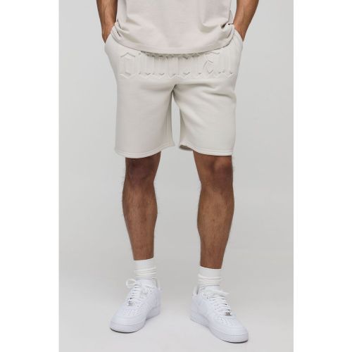 Short large à imprimé gothique - Official - S - Boohooman - Modalova