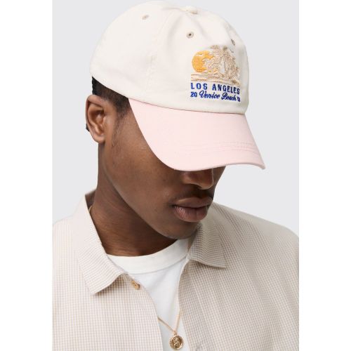 Cappello da baseball con ricamo Los Angeles - boohoo - Modalova
