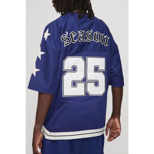 T-shirt oversize à col V - S - Boohooman - Modalova