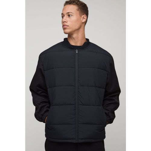 Tall - Doudoune matelassée à manches longues - 2XL - Boohooman - Modalova