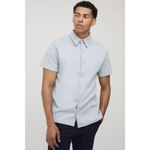 Regular Interlock Short Sleeve Shirt - boohoo - Modalova