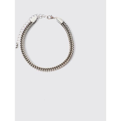 Pulsera De Plata, Gris - boohoo - Modalova