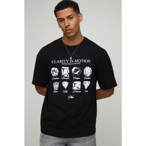 T-shirt oversize à slogan - S - Boohooman - Modalova