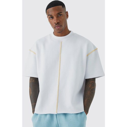 Sweat oversize à col montant - S - Boohooman - Modalova