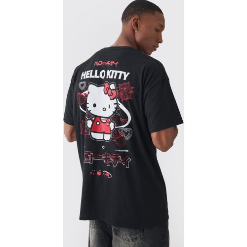 T-shirt oversize à imprimé Hello Kitty - S - Boohooman - Modalova