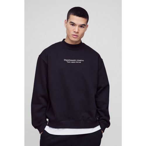 Sweat basique à col ras du cou homme - S - Boohooman - Modalova