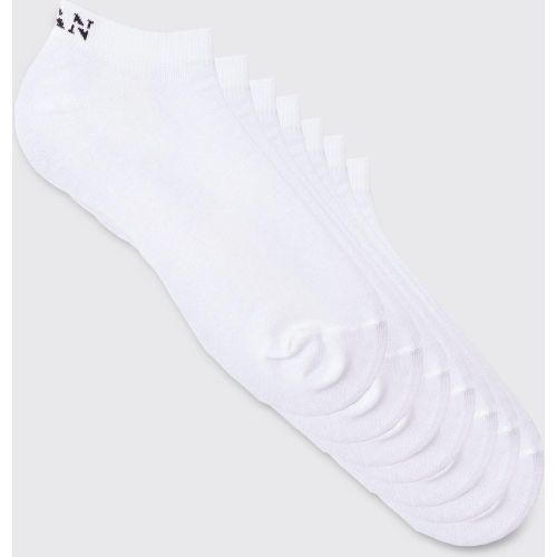 Lot de de 7 paires de chaussettes à logo - MAN - One Size - Boohooman - Modalova
