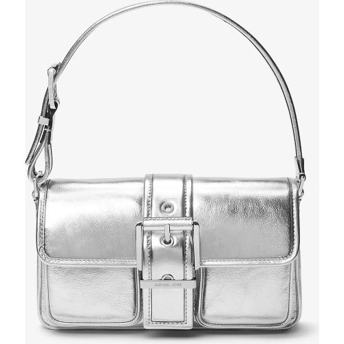 MK Sac porté épaule Colby de taille moyenne en cuir métallisé - Michael Kors - MICHAEL Michael Kors - Modalova