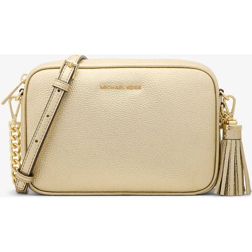 MK Sac à bandoulière Ginny en cuir métallisé - Michael Kors - MICHAEL Michael Kors - Modalova
