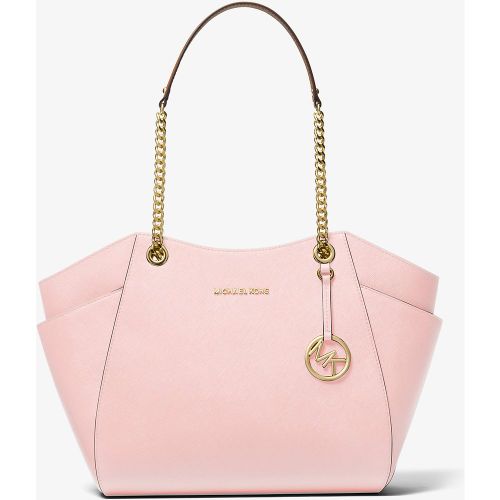 MK Grand sac porté épaule Jet Set en cuir saffiano - Michael Kors - Michael Kors Outlet - Modalova