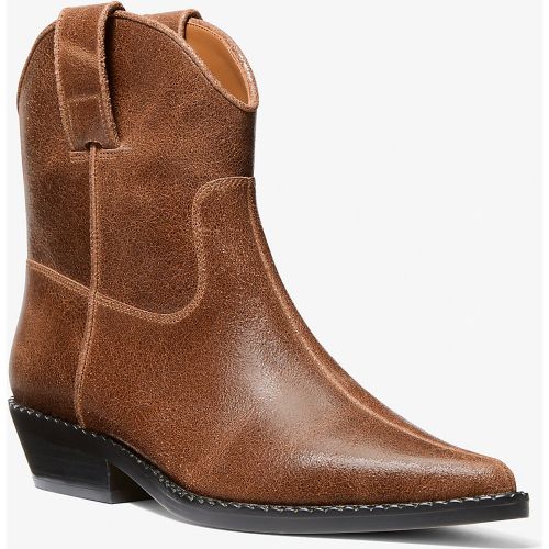 MK Botte Noemie en cuir délavé - Michael Kors - MICHAEL Michael Kors - Modalova
